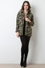 Distress Camouflage Utility Jacket